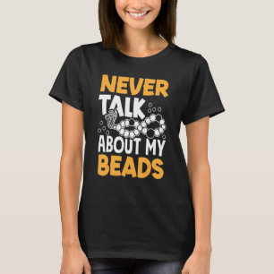 Camiseta No hables nunca de mis cuentas de costura de costu