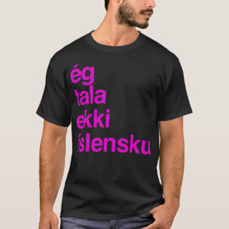 Camiseta No Hablo Islandés Islandia
