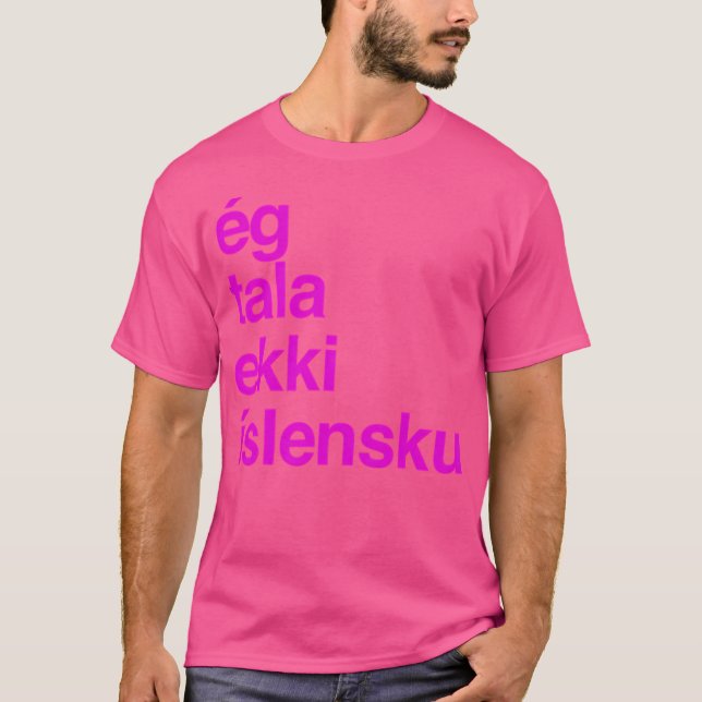 Camiseta No Hablo Islandia (Anverso)