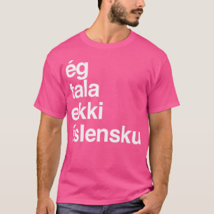 Camiseta No Hablo Islandia