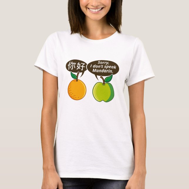 Camiseta No Hablo Mandarín (Anverso)