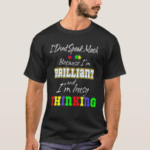 Camiseta No Hablo Mucho Autismo Chicas De Niños Autistas