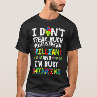 Camiseta No Hablo Muchos Regalos De Concienciación Sobre El