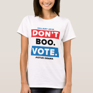 Camiseta No hace el abucheo. Voto