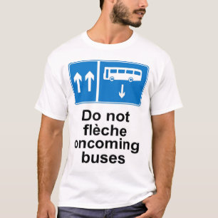 Camiseta No hacen los autobuses inminentes del fleche