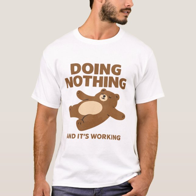 CAMISETA NO HACER NADA  (Anverso)