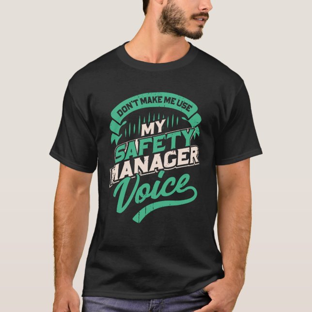 Camiseta No hacer que use mi voz de administrador de seguri (Anverso)