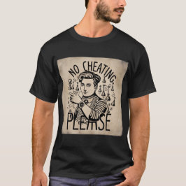 Camiseta ¡No hacer trampa, por favor!