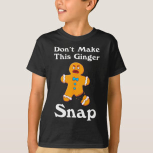 Camiseta No hagas Navidades de regalo de Ginger Snap Redhea