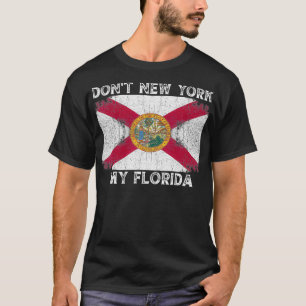 Camiseta No hagas Nueva York mi traje de la bandera de Flor