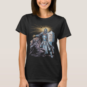 Camiseta No Hagas Pacto Con El Mal Arcángel Miguel Jesús Ve