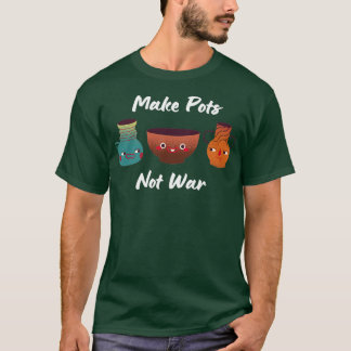Camiseta No hagas sonrisas de arcilla de cerámica de cerámi