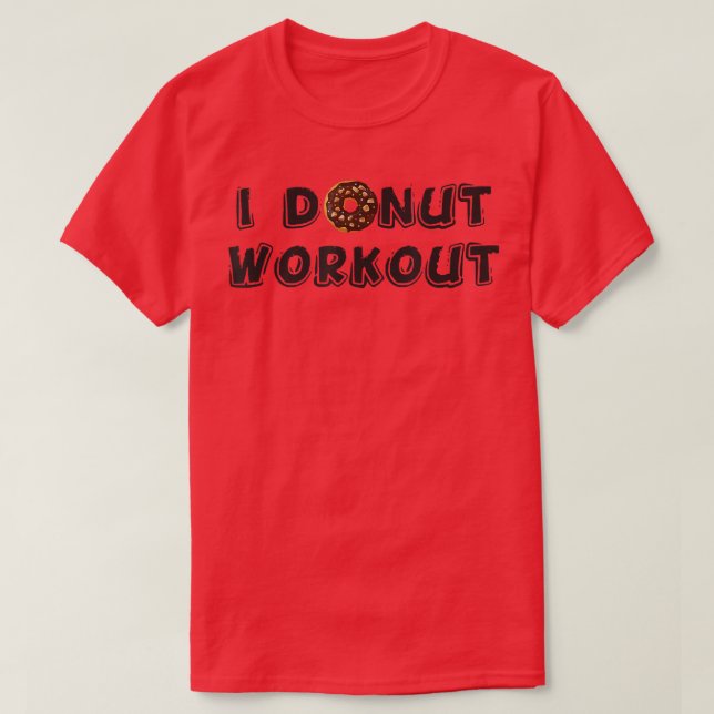 Camiseta No hago ejercicio de diseño anti gimnasio  (Diseño del anverso)