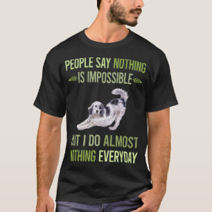 Camiseta No hago nada en inglés Setter 01