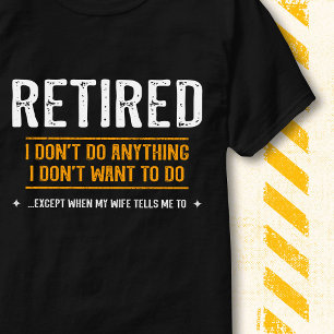 Camiseta No Hago Nada Humor Divertido Cita Jubilado