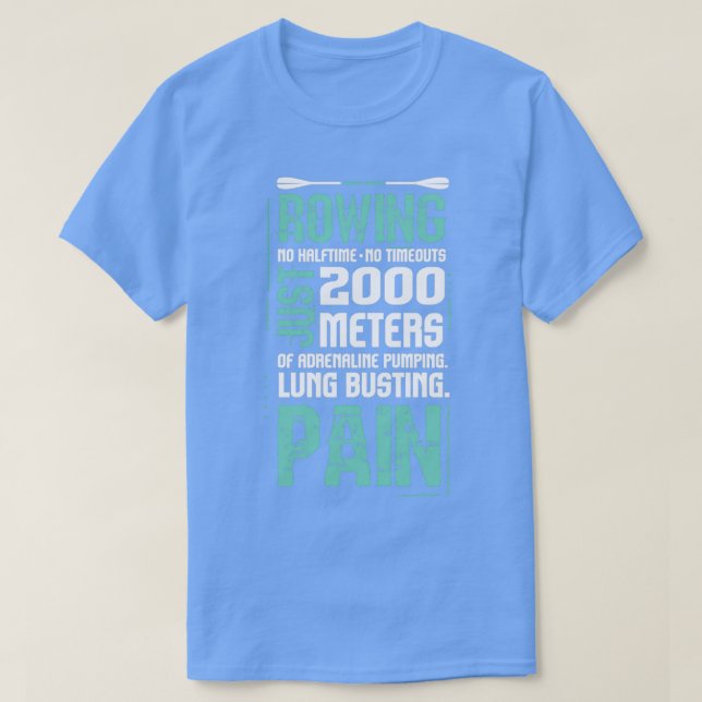 Camiseta No Halftime No Timeouts Rowing 3 (Diseño del anverso)