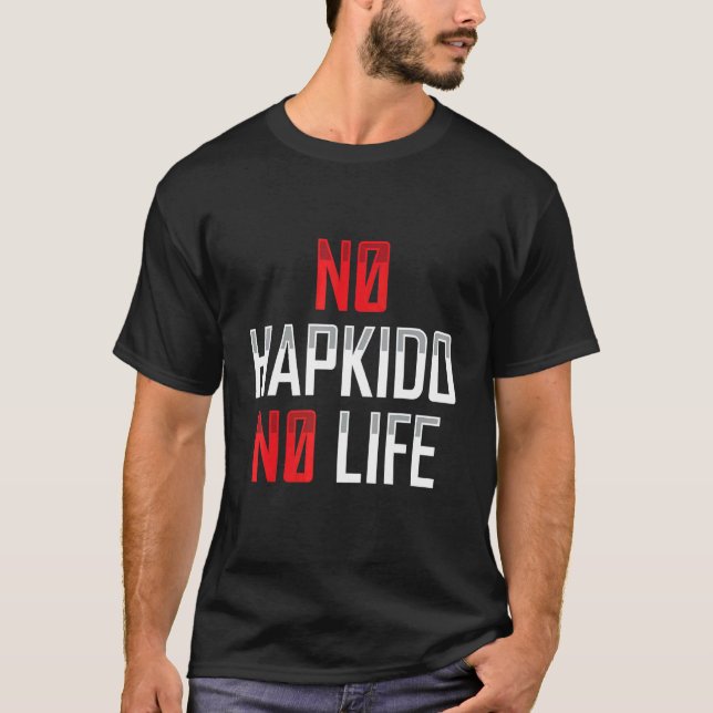 Camiseta No Hapkido No Life Aparato Marcial Coreano (Anverso)