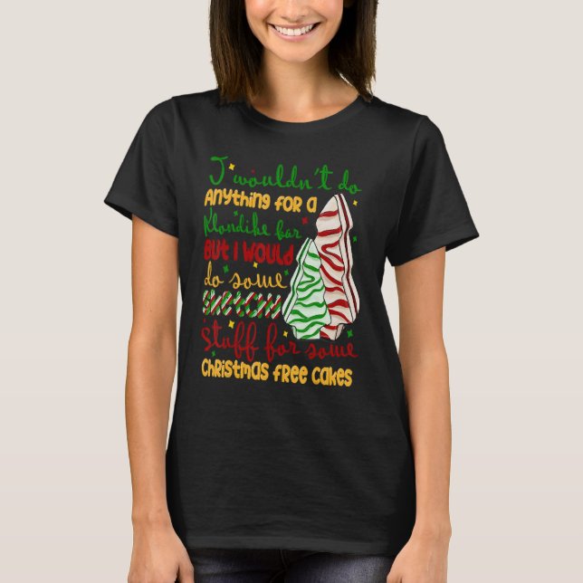 Camiseta No haría nada por un bar, árbol de Navidad C (Anverso)