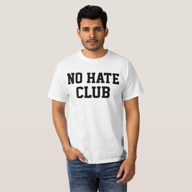 Camiseta No Hate Club   (Anverso completo)
