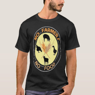 Camiseta No hay agricultores en agricultura agroeconómica a