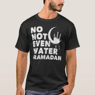 Camiseta No hay agua para Guay islámico ayuno musulmán rama