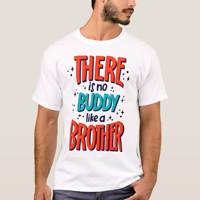 Camiseta No hay amigo como un HERMANO (Anverso)