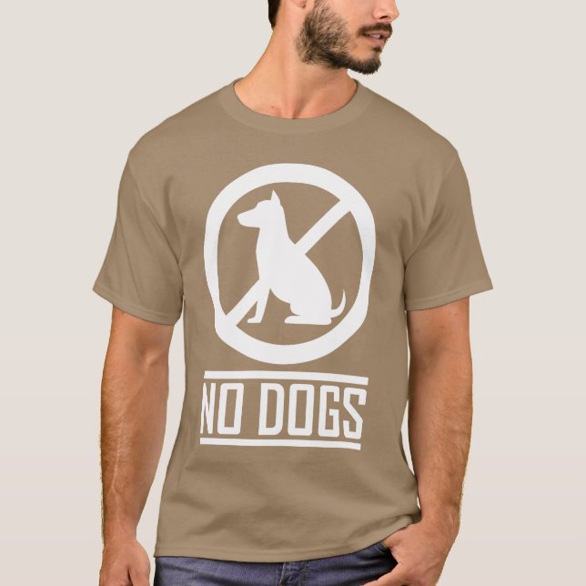 Camiseta No hay amigos de regalos de perros (Anverso)
