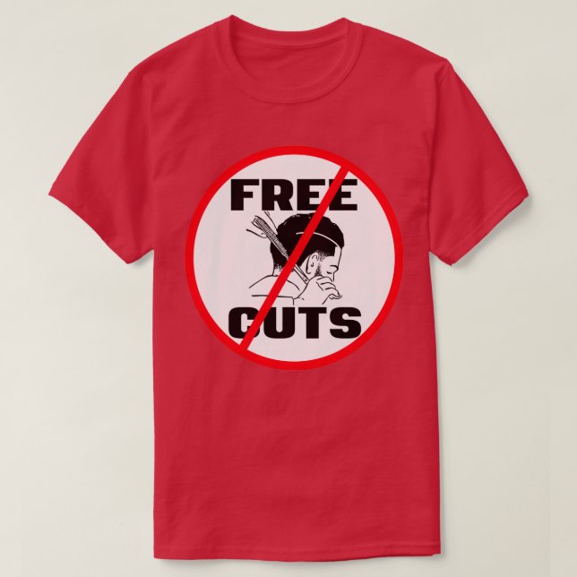 CAMISETA NO HAY BARBACOA DE PELO GRATUITA (Diseño del anverso)