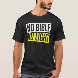 Camiseta No hay Biblia sin Biblia, estudio cristiano