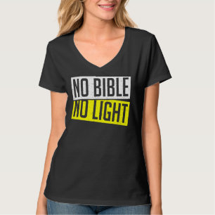 Camiseta No hay Biblia sin Biblia, estudio cristiano