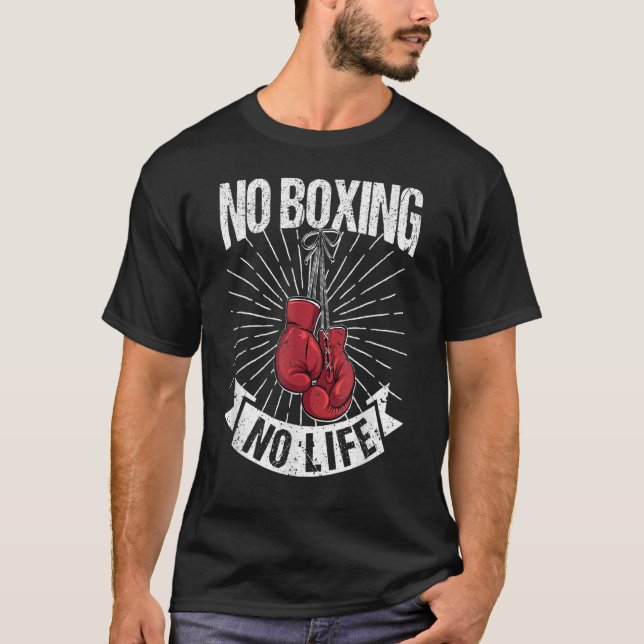 Camiseta No hay boxeo, boxeadores que dicen lucha (Anverso)