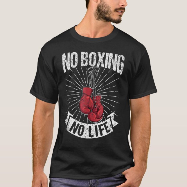 Camiseta No hay boxeo, boxeadores que dicen lucha (Anverso)