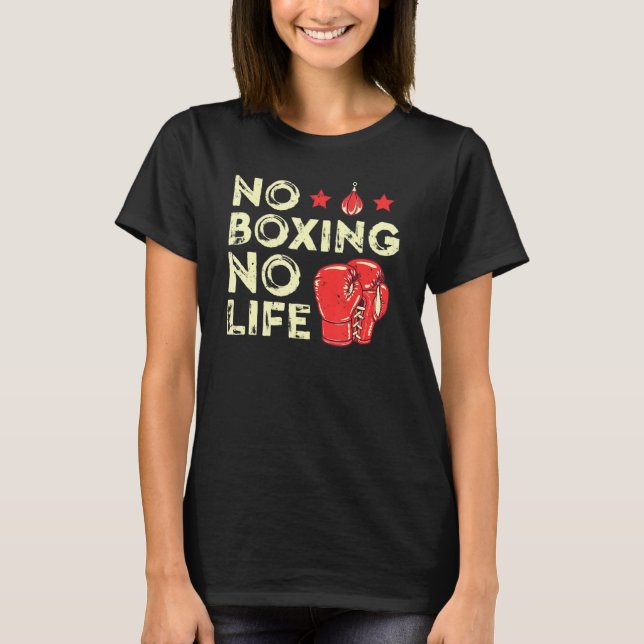 Camiseta No hay boxeo ni boxeo para hombres (Anverso)
