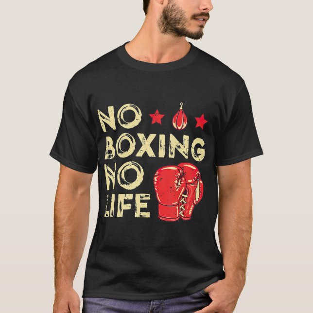 Camiseta No hay boxeo, no hay boxeadores, regalos para los  (Anverso)