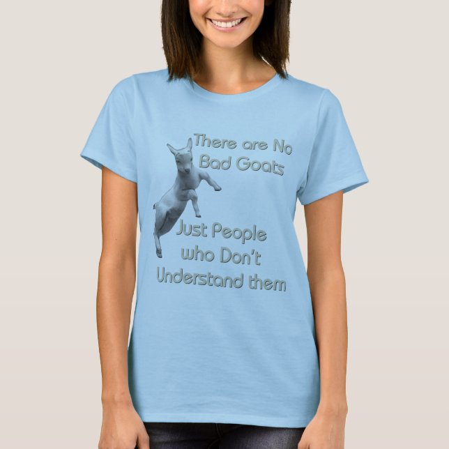 Camiseta No hay cabras malas (Anverso)