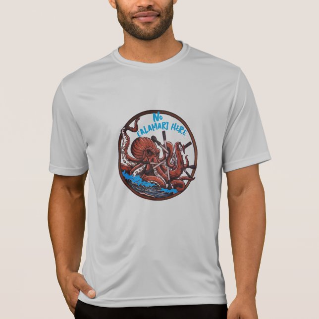Camiseta no hay calamares aquí (Anverso)