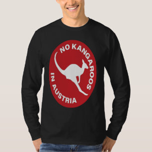 Camiseta No Hay Canguros En Austria  Divertida Australia