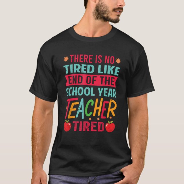 Camiseta No Hay Cansados Como El Fin De La Educación Escola (Anverso)