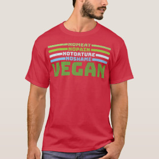 Camiseta No hay carne, no hay vergüenza, vegetariano vegeta