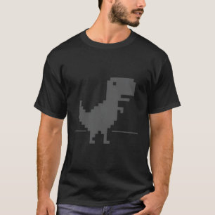 Camiseta No hay conexión a internet de Pixel Dinosaur No
