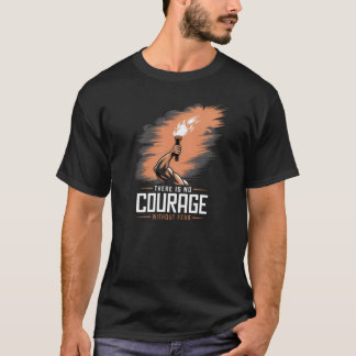 Camiseta No Hay Coraje Sin Miedo A La Fitness