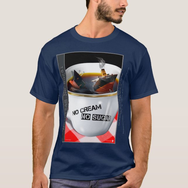Camiseta No hay crema ni azúcar (Anverso)