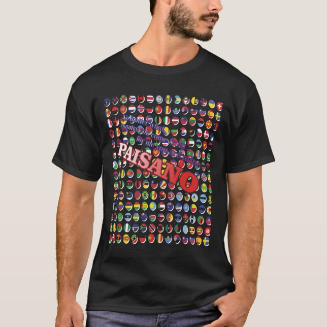Camiseta No hay de qué país vengas (Anverso)