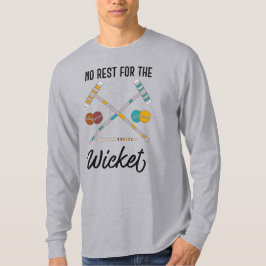 Camiseta No hay descanso para los croquet divertidos de Wic