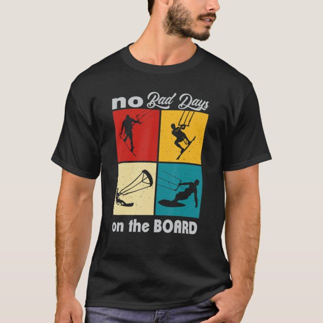 Camiseta No Hay Días Malos En La Placa Estilo De Vida 2 (Anverso)