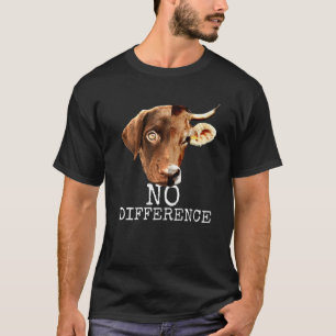 Camiseta No hay diferencia entre el amante de los animales 