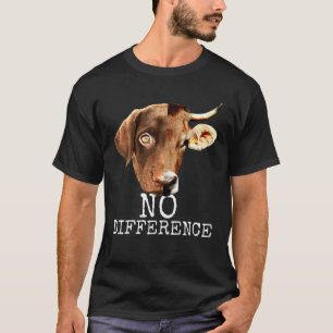 Camiseta No hay diferencia entre el amante de los animales 