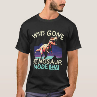 Camiseta No hay dinosaurios de internet que adoren la Paleo