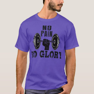 Camiseta No hay dolor ni gloria Dumbbell Motivation Workout