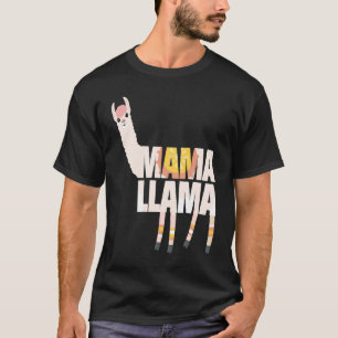 Camiseta No Hay Drama Llama A Mamá Llama Por Mamá Llama L